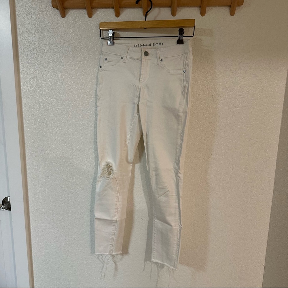Articles of Society white skinny jeans size 24